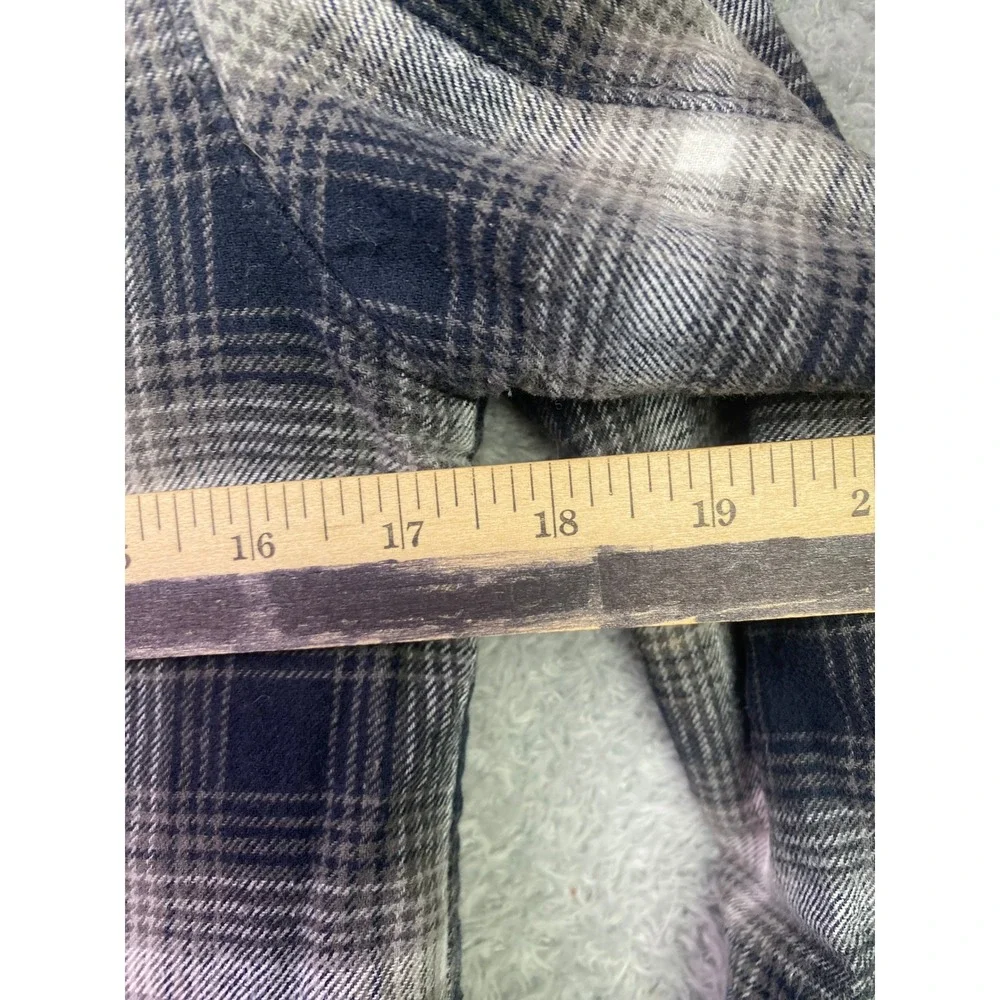 OshKosh‎ Bgosh Jacket Boys Large Plaid Flannel Full Zip Sherpa Outdoors Chore